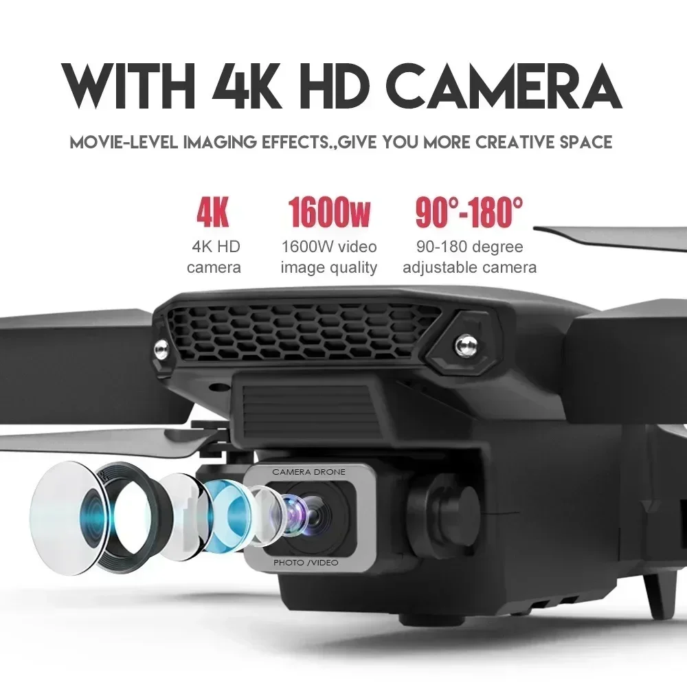 E88 Pro WIFI FPV الطائرة بدون  - مراجعة Drone Camera Professional وسعره