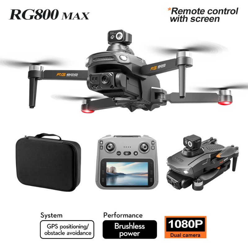 طائرة بدون طيار RG800 MAX جديد - مراجعة Drone Camera Professional وسعره